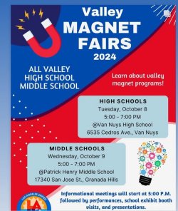 Valley Middle School Magnet Fair